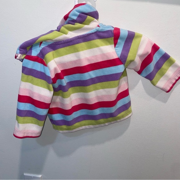 5/$15 Carter's Multicolor Striped Fleece Baby Jacket - Picture 8 of 8